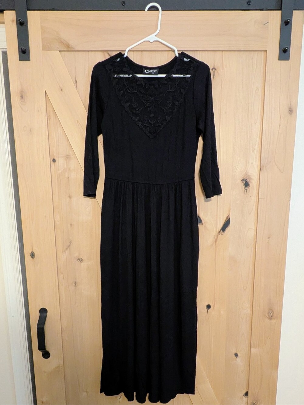 Midnight Hour Dark Delights Maxi Dress Alt Goth Dress Size Large 12-14